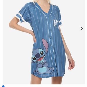 DISNEY LILO & STITCH BASEBALL JERSEY DRESS